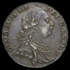 1787 George III Early Milled Silver Shilling Obverse