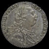 1787 George III Early Milled Silver Shilling Obverse