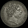 1819 George III Milled Silver LIX Crown Obverse