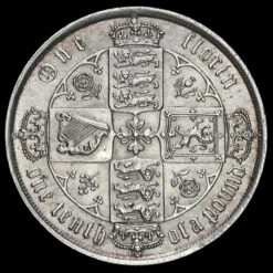 1872 Queen Victoria Gothic Florin Reverse