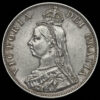 1887 Queen Victoria Jubilee Head Silver Double Florin Obverse