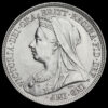 1897 Queen Victoria Veiled Head Silver Shilling Obverse