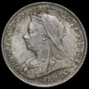 1899 Queen Victoria Veiled Head Silver Sixpence Obverse