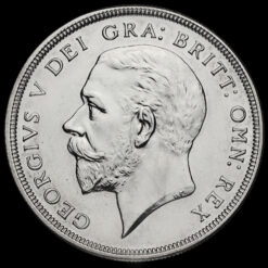 1927 George V Silver Proof Wreath Crown Obverse