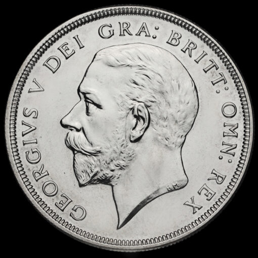 1927 George V Silver Proof Wreath Crown Obverse