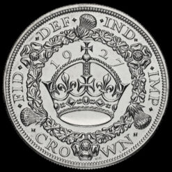 1927 George V Silver Proof Wreath Crown Reverse