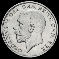 1929 George V Silver Half Crown Obverse