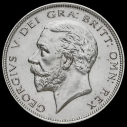 1935 George V Silver Half Crown Obverse