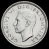 1941 George VI Silver Sixpence Obverse