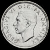 1944 George VI Silver Sixpence Obverse