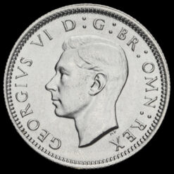 1945 George VI Silver Sixpence Obverse