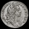 1696 William III Early Milled Silver Sixpence Obverse