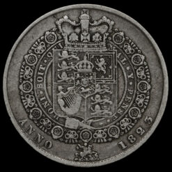 1823 George IV Milled Silver Half Crown Reverse