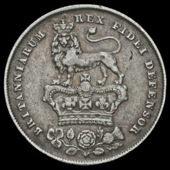 1826 George IV Milled Silver Shilling Reverse