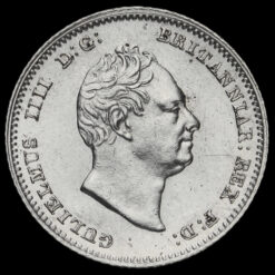 1836 William IV Milled Silver Fourpence / Groat Obverse