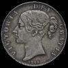 1845 Queen Victoria Young Head Silver Crown Obverse