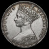 1849 Queen Victoria Godless Florin Obverse
