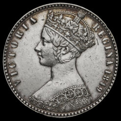 1849 Queen Victoria Godless Florin Obverse