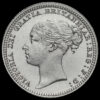 1879 Queen Victoria Young Head Silver Sixpence Obverse