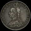 1887 Queen Victoria Jubilee Head Silver Double Florin Obverse