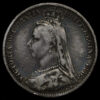 1888 Queen Victoria Jubilee Head Silver Sixpence Obverse