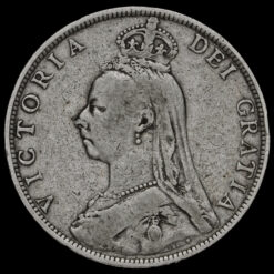1889 Queen Victoria Jubilee Head Silver Florin Obverse
