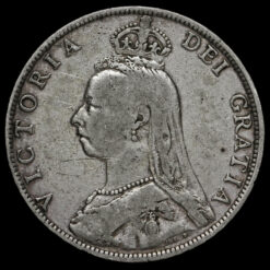 1892 Queen Victoria Jubilee Head Silver Florin Obverse