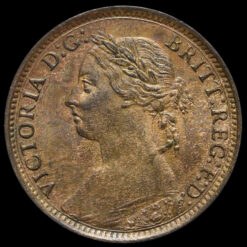 1893 Queen Victoria Bun Head Farthing Obverse