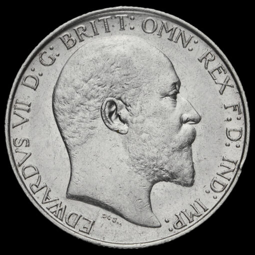 1902 Edward VII Silver Florin Obverse