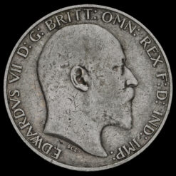 1902 Edward VII Silver Florin Obverse