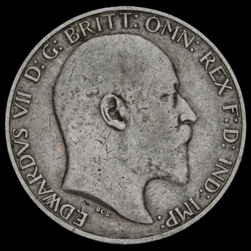 1902 Edward VII Silver Florin Obverse