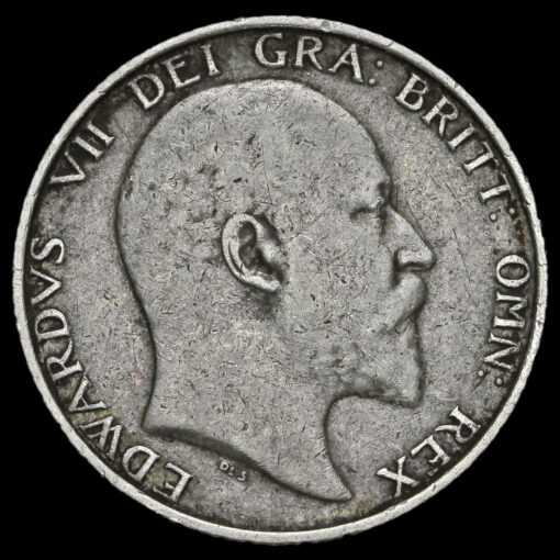 1903 Edward VII Silver Shilling Obverse