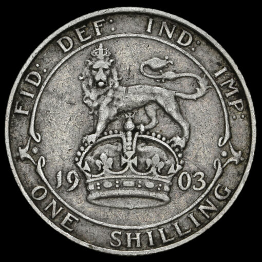 1903 Edward VII Silver Shilling Reverse