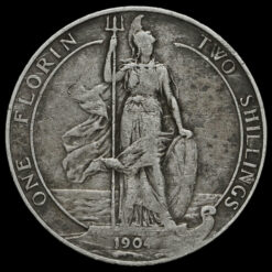 1904 Edward VII Silver Florin Reverse
