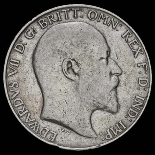 1905 Edward VII Silver Florin Obverse