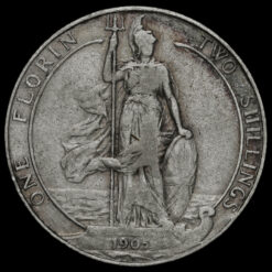 1905 Edward VII Silver Florin Reverse
