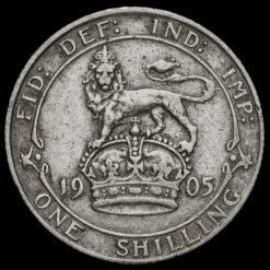 1905 Edward VII Silver Shilling Reverse