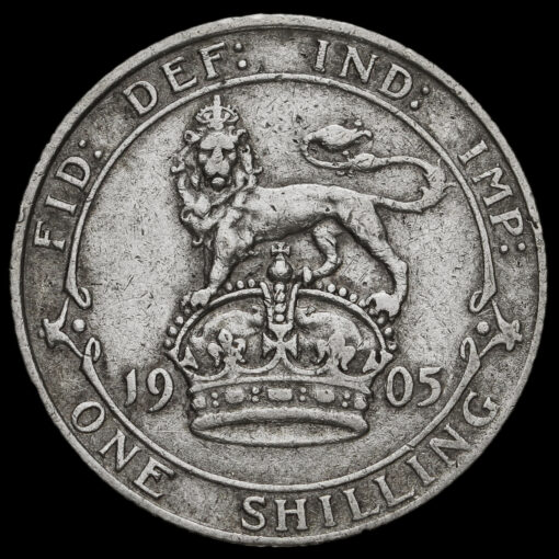 1905 Edward VII Silver Shilling Reverse