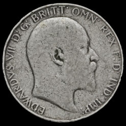 1907 Edward VII Silver Florin Obverse