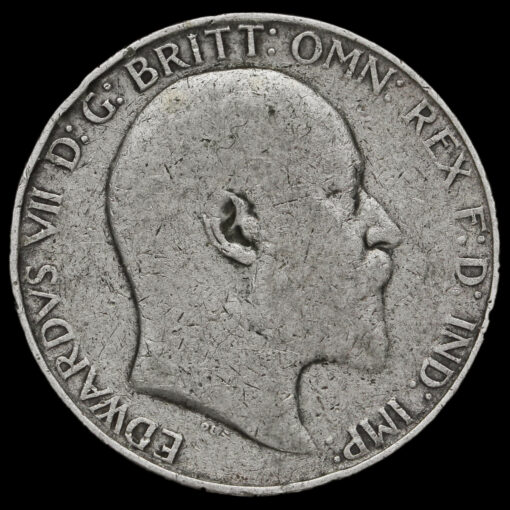 1907 Edward VII Silver Florin Obverse