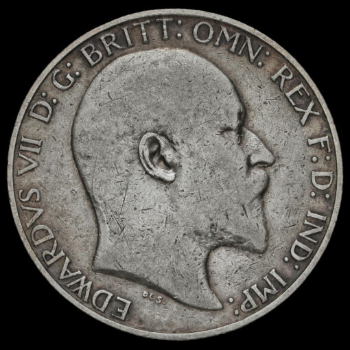1908 Edward VII Silver Florin Obverse