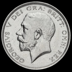1914 George V Silver Half Crown Obverse