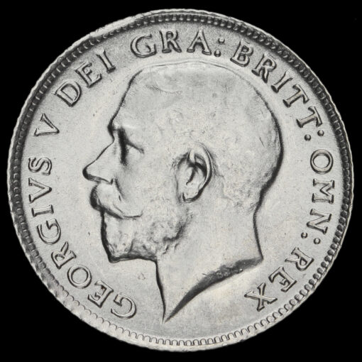 1915 George V Silver Sixpence Obverse