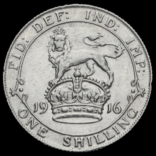 1916 George V Silver Shilling Reverse