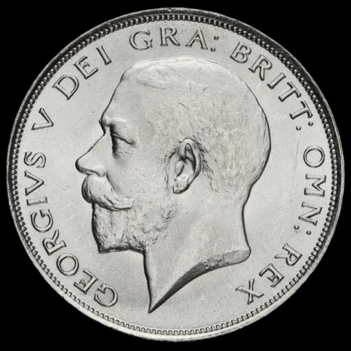 1923 George V Silver Half Crown Obverse