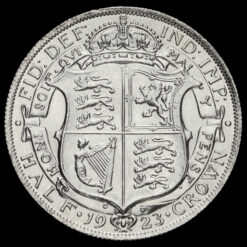 1923 George V Silver Half Crown Reverse