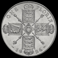 1926 George V Silver Florin Reverse
