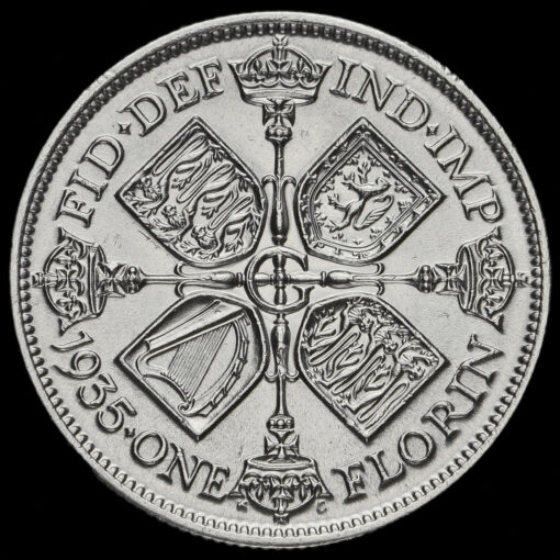 1935 George V Silver Florin Reverse