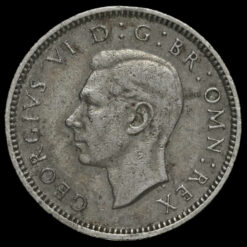 1952 George VI Sixpence Obverse