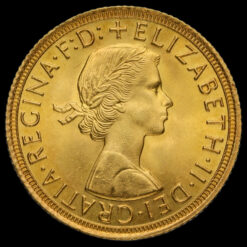1963 Elizabeth II Gold Full Sovereign Obverse